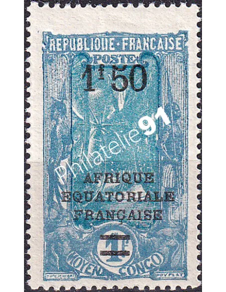 Moyen-Congo, n° 102 charnière, timbres des colonies françaises