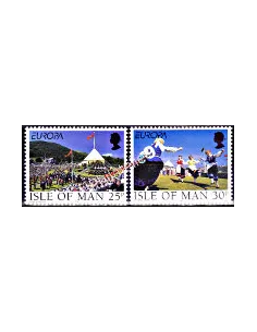 Timbres neufs - ILE DE MAN n° 823 à 824 - Europa 1998 - Festivals nationaux -