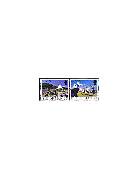 Timbres neufs - ILE DE MAN n° 823 à 824 - Europa 1998 - Festivals nationaux -