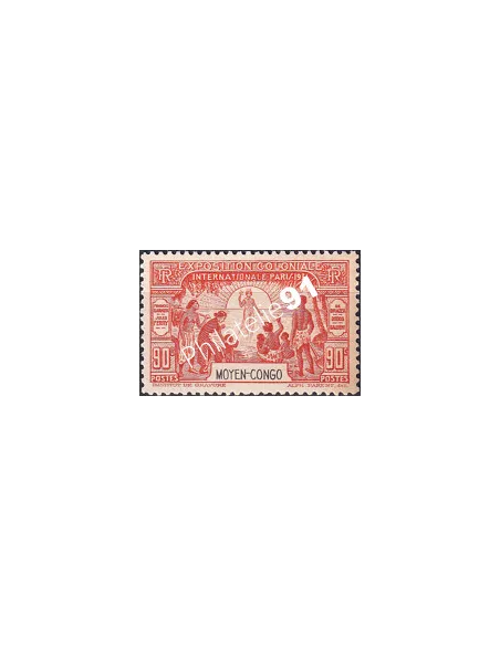 Moyen-Congo, n° 111, timbres des colonies françaises