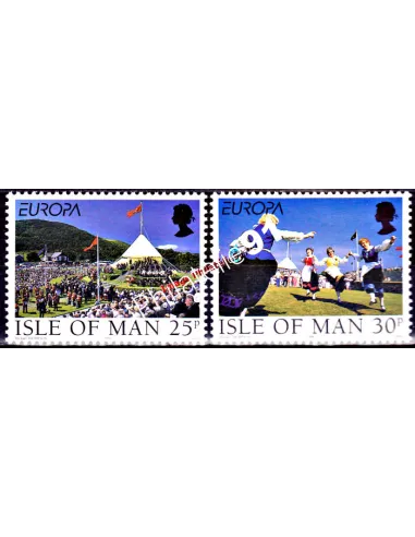 Timbres neufs - ILE DE MAN n° 823 à 824 - Europa 1998 - Festivals nationaux -