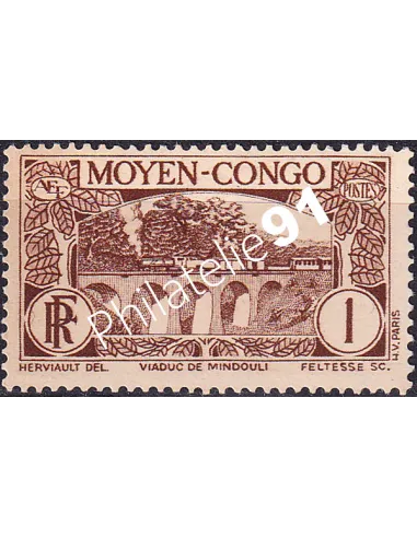 Moyen-Congo, n° 113 charnière, timbres des colonies françaises