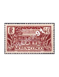 Moyen-Congo, n° 122 charnière, timbres des colonies françaises
