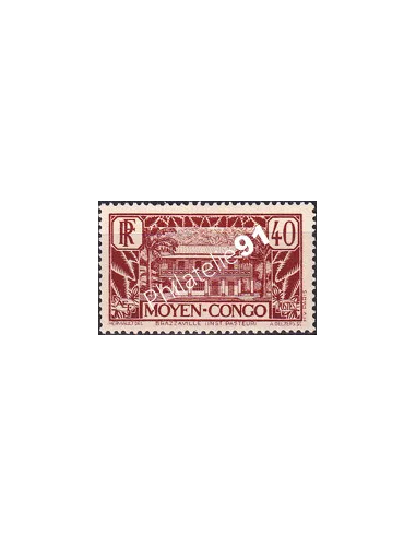 Moyen-Congo, n° 122 charnière, timbres des colonies françaises