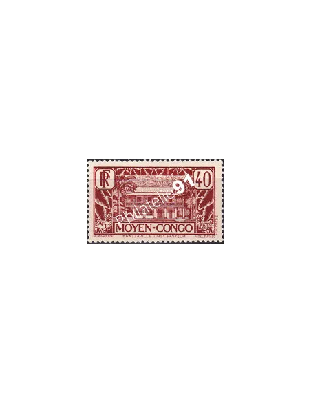 Moyen-Congo, n° 122 charnière, timbres des colonies françaises