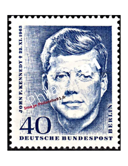 Timbre de BERLIN - n°  218 - Kennedy