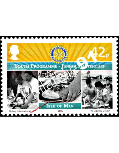 Timbre d'ILE DE MAN n° 1246 - Europa 2005 - La gastronomie