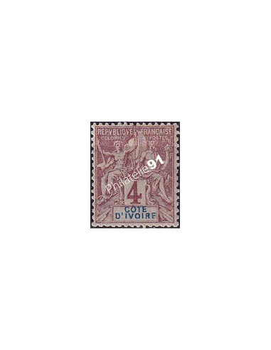 Cote d'Ivoire, n° 3 charnière, Timbres colonies françaises