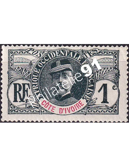 Cote d'Ivoire, n° 21 charnière, Timbres colonies françaises