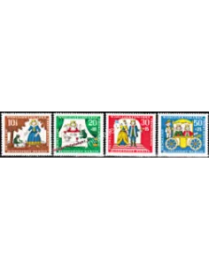 Timbres de BERLIN - n°  262 à 265 - BienfaisanceThématique Contes