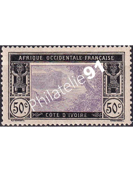 Cote d'Ivoire, n° 53 charnière, Timbres colonies françaises