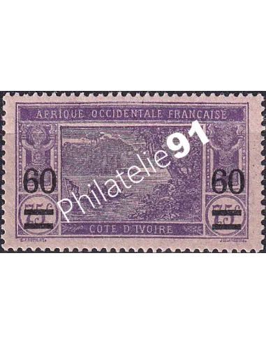 Cote d'Ivoire, n° 59 charnière, Timbres colonies françaises