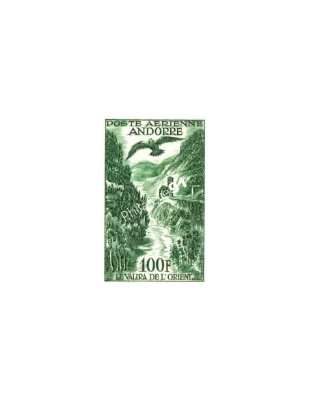 Timbre PA n°2, collection timbres Andorre Français