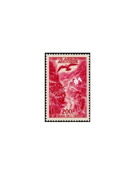 Timbre n° PA 3 d'Andorre français, collection timbres d'Europe