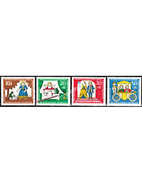 Timbres de BERLIN - n°  262 à 265 - BienfaisanceThématique Contes