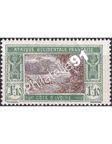 Cote d'Ivoire, n° 72A charnière, Timbres colonies françaises