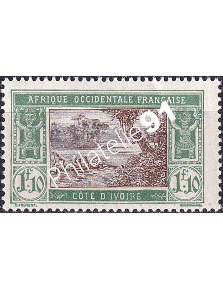 Cote d'Ivoire, n° 72A charnière, Timbres colonies françaises