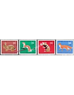 Timbre de BERLIN - n°  267 à 270 - Thématique: Animaux Sauvages