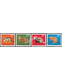 Timbre de BERLIN - n°  291 à 294 - Thématique: Animaux Sauvages
