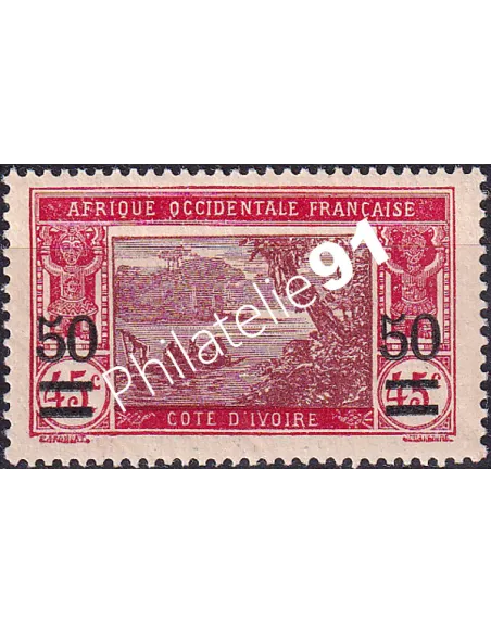 Cote d'Ivoire, n° 106, Timbres colonies françaises