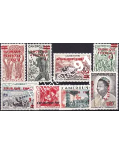 Cameroun, n° 320 à 327, collection timbres Colonies françaises