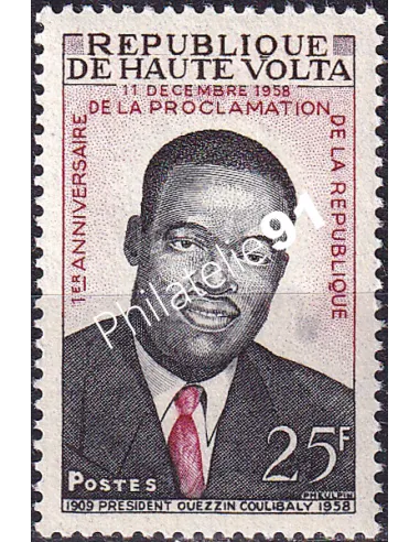 Haute-Volta, n° 70, collection timbres Colonies françaises