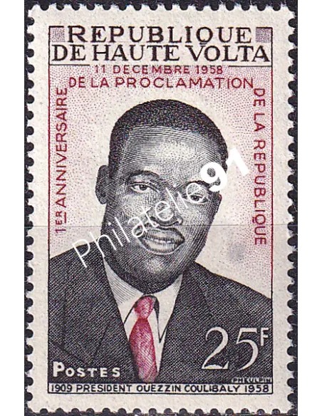 Haute-Volta, n° 70, collection timbres Colonies françaises