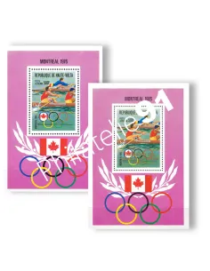 Haute-Volta, BF n° 5AM et 6A, collection timbres Colonies françaises