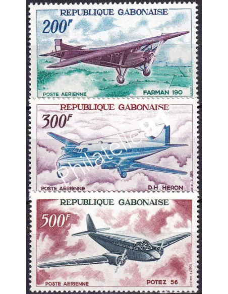 Gabon, PA n° 52 à 54, collection timbres Colonies françaises
