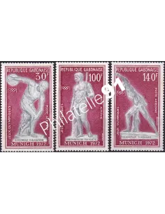 Gabon, PA n° 129 à 131, collection timbres Colonies françaises