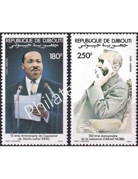 Djibouti, PA n° 186 à 187, collection timbres Colonies françaises