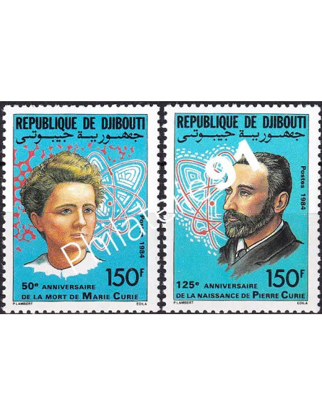 Djibouti, n° 594 à 595, collection timbres Colonies françaises