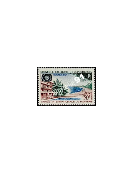 NOUVELLE CALEDONIE n° 339, Année internationale du tourisme, timbres dom tom
