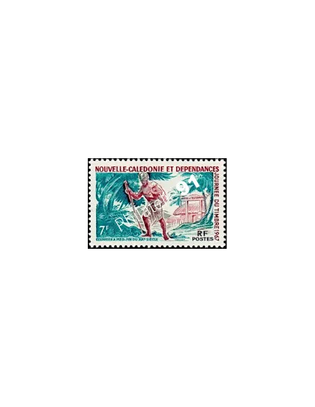 NOUVELLE CALEDONIE n° 340, Série Journée du timbre, timbres dom tom
