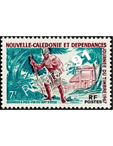 NOUVELLE CALEDONIE n° 340, Série Journée du timbre, timbres dom tom