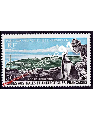 Timbre des TAAF P.A. n° 14 - Port-aux-Français (Kerguelen), Dom Tom