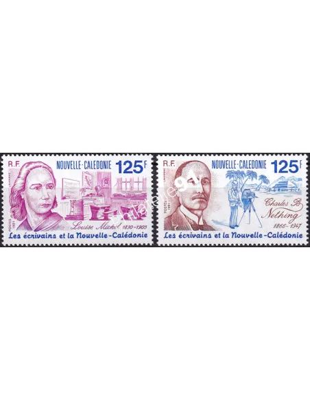 NOUVELLE CALEDONIE, n° 607 à 608, collection timbres Dom-Tom