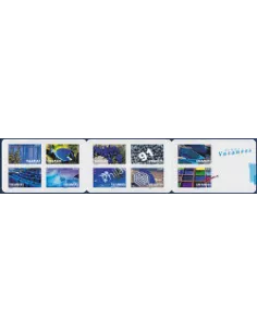 Bande carnet de timbre de France. BC 4037 - (ADH. BC 118) "Vacances" (2007)