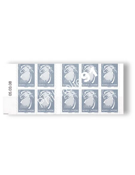 Nouvelle-Calédonie, Carnet adhésif n° C976-2, Timbres Dom-Tom