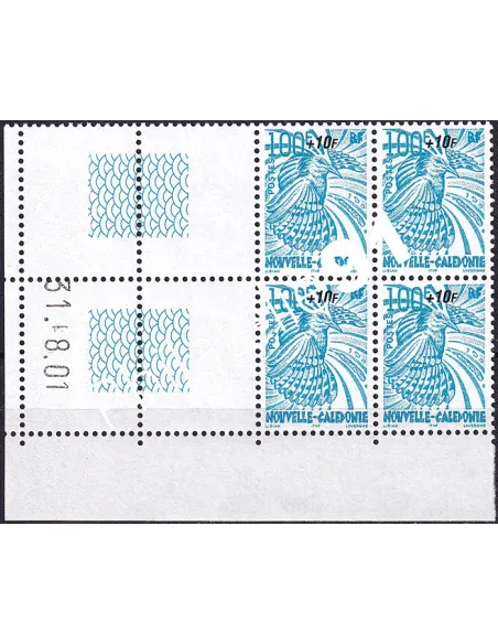 Nelle-Calédonie, Coin daté sur timbre n° 963 (2001), timbres Dom-Tom
