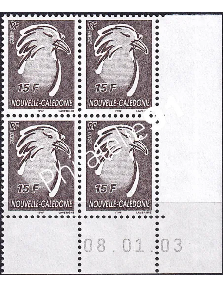 Nelle-Calédonie, Coin daté sur timbre n° 886 (2003), timbres Dom-Tom