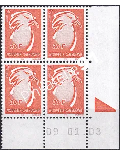 Nelle-Calédonie, Coin daté sur timbre n° 887 (2003), timbres Dom-Tom