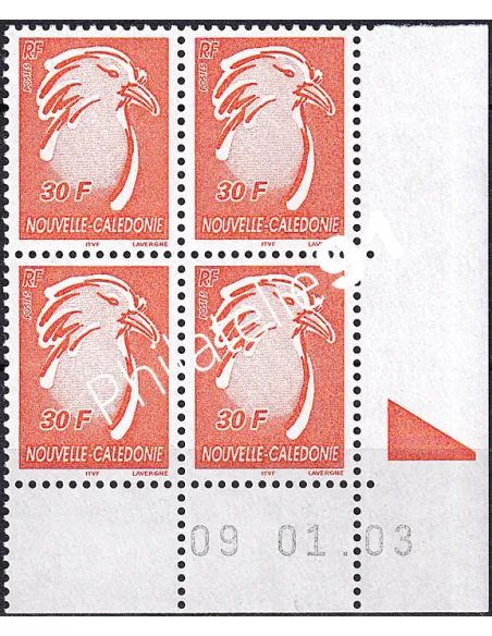 Nelle-Calédonie, Coin daté sur timbre n° 887 (2003), timbres Dom-Tom