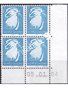 Nelle-Calédonie, Coin daté sur timbre n° 911 (2004), timbres Dom-Tom