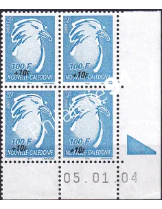 Nelle-Calédonie, Coin daté sur timbre n° 964 (2004), timbres Dom-Tom
