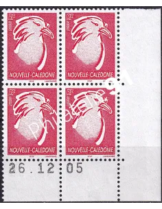 Nelle-Calédonie, Coin daté sur timbre n° 888 (2005), timbres Dom-Tom