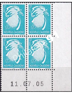Nelle-Calédonie, Coin daté sur timbre n° 946 (2005), timbres Dom-Tom