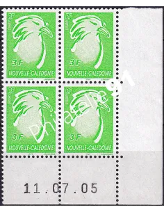 Nelle-Calédonie, Coin daté sur timbre n° 947 (2005), timbres Dom-Tom