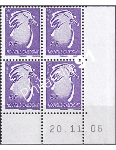 Nelle-Calédonie, Coin daté sur timbre n° 993 (2006), timbres Dom-Tom