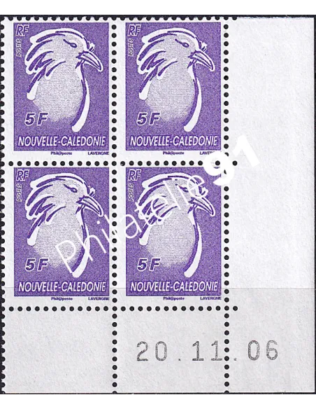 Nelle-Calédonie, Coin daté sur timbre n° 993 (2006), timbres Dom-Tom